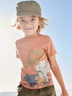 Garçon-T-shirt, polo, sous-pull-T-shirt-Tee-shirt motifs animaux de la jungle garçon