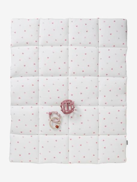 Tapis fond de parc imprimé coeurs 1 - vertbaudet enfant 