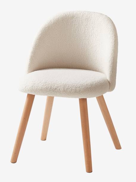 Chaise fausse fourrure enfant cannelle+ivoire+kaki 14 - vertbaudet enfant 