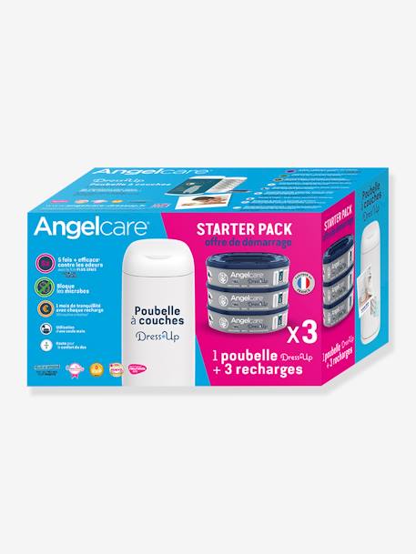 Starter pack poubelle à couches + 3 recharges Dress Up blanc 2 - vertbaudet enfant 