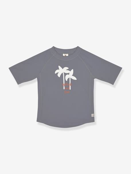 T-shirt manches courtes anti-UV LÄSSIG blanc imprimé+gris+rouille 5 - vertbaudet enfant 