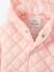 Doudoune matelassée bébé avec capuche caramel roux+rose grisé 11 - vertbaudet enfant 