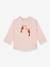 T-shirt anti-UV manches longues LÄSSIG gris imprimé+olive+rose+rose poudré 7 - vertbaudet enfant 