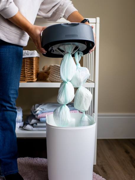 Poubelle à couches Twist & click Tommee Tippee SANGENIC blanc coton 4 - vertbaudet enfant 