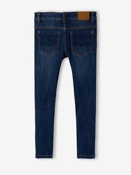 Jean slim indestructible 'waterless' garçon denim brut+stone 4 - vertbaudet enfant 