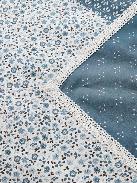 Parure housse de couette + taie d'oreiller enfant CARAVANE marine / écru 11 - vertbaudet enfant 