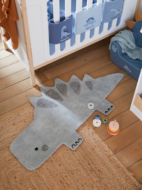 Tapis Dinosaure vert kaki 2 - vertbaudet enfant 