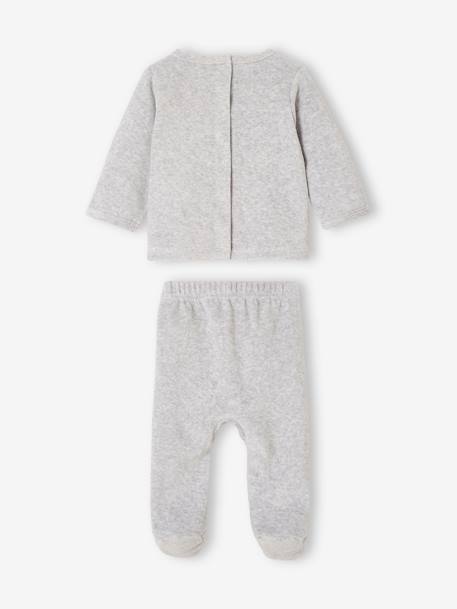 Lot de 2 pyjamas en velours bébé garçon motifs planètes phosphorescents lot encre 4 - vertbaudet enfant 