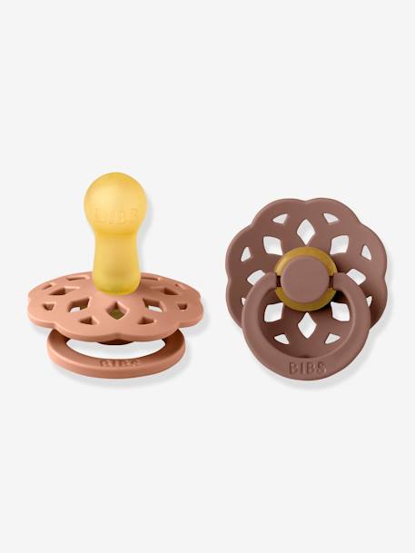 Lot de 2 sucettes-tétines Bohème, taille 2 de 6 à 18 mois Bleu ciel + bleu lagon+Pêche + terracotta 4 - vertbaudet enfant 