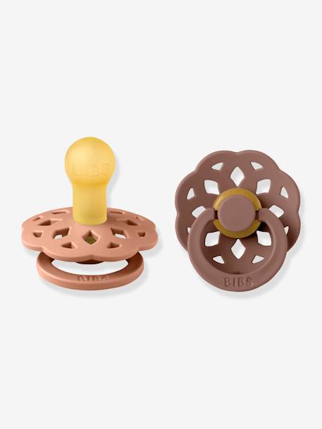 Lot de 2 sucettes-tétines Bohème, taille 1 de 0 à 6 mois Bleu ciel + bleu lagon+Ivoire + vert sauge+Pêche + terracotta 5 - vertbaudet enfant 