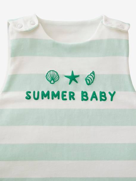 Gigoteuse été BÉBÉ D'ÉTÉ jaune+rayé bleu+vert 13 - vertbaudet enfant 