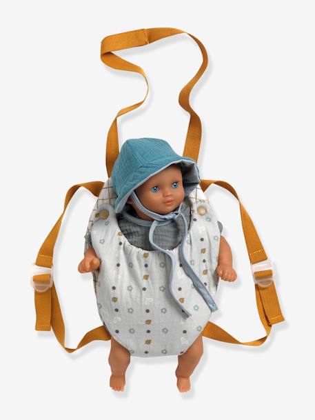 Porte bébé - marron+rose 2 - vertbaudet enfant 