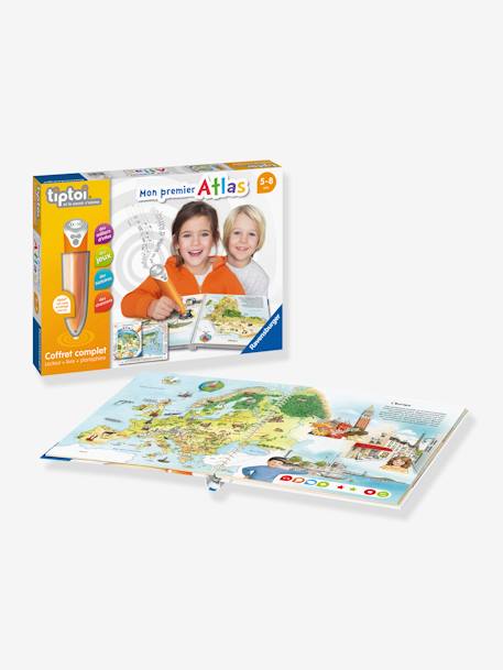 Tiptoi® - Coffret lecteur interactif + Livre Atlas - RAVENSBURGER blanc 4 - vertbaudet enfant 