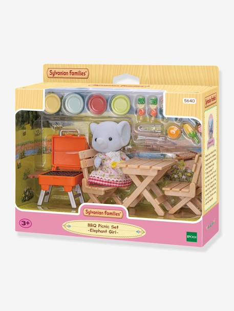 La Fille Eléphant et son set de pique-nique - SYLVANIAN FAMILIES blanc 1 - vertbaudet enfant 