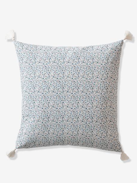 Parure housse de couette + taie d'oreiller enfant CARAVANE marine / écru 9 - vertbaudet enfant 