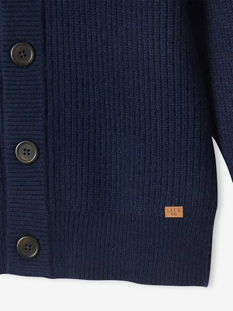 Gilet garçon en maille perlée MARINE 3 - vertbaudet enfant 