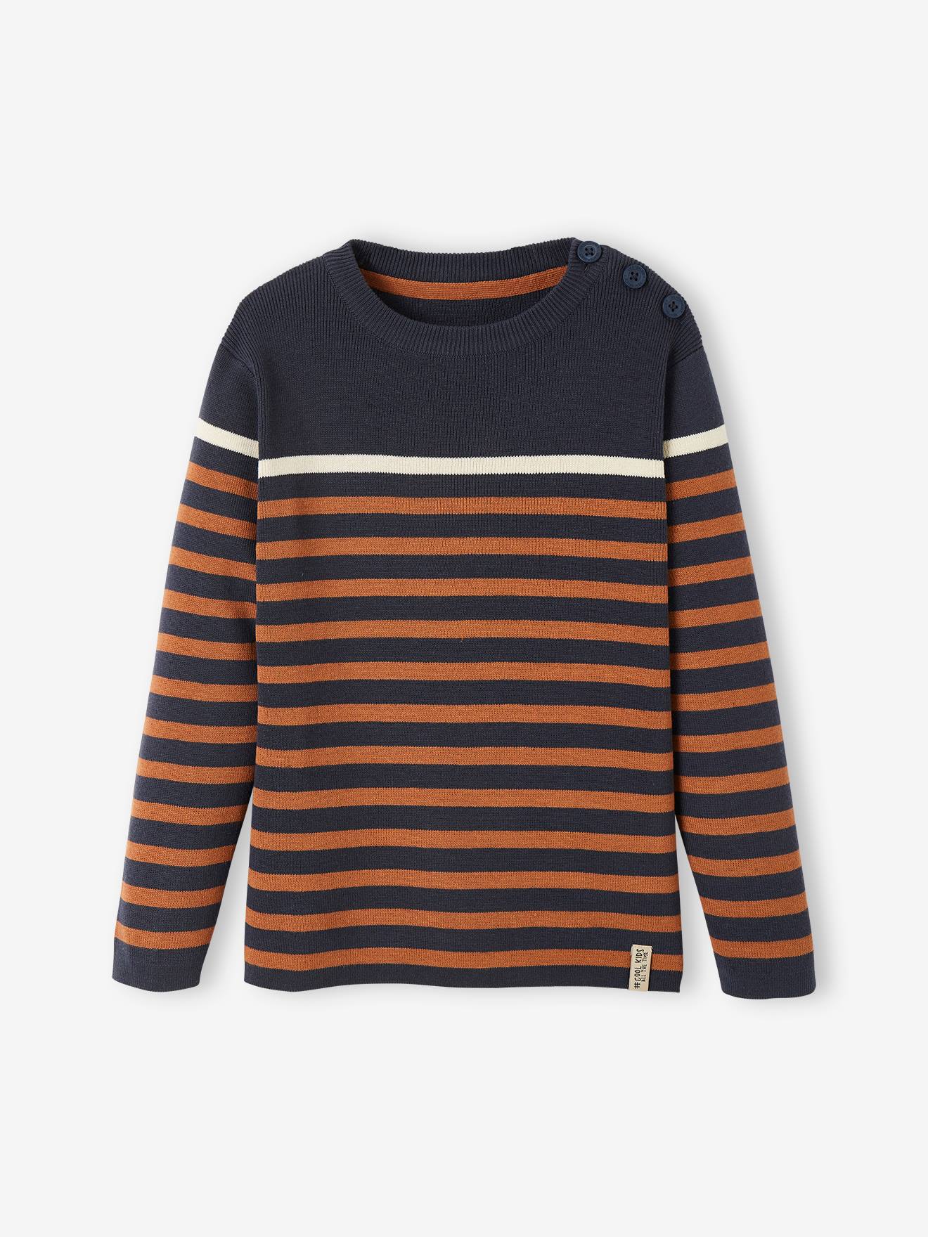 Pull Garçon NEXT Taille 2 Ans - Gris Coton - Sweat Col Rond Manches Longues