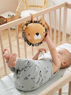 Jouet-Premier âge-Doudous, peluches et jouets en tissu-Lion musical à suspendre TANZANIE
