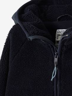 Veste à capuchon en sherpa - Enfant fille
