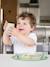 Gobelet d'apprentissage avec paille Mini Cup en silicone Rose blush+Vert sauge 8 - vertbaudet enfant 