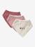 Lot 3 bavoirs bandanas en gaze de coton / éponge Lovely Leo+rose grenier 8 - vertbaudet enfant 