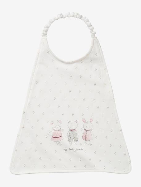 Grand bavoir Celeste+green forest+gris chiné+souris 11 - vertbaudet enfant 