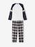 Pyjama castor garçon avec bas en flanelle BLEU FONCE 6 - vertbaudet enfant 
