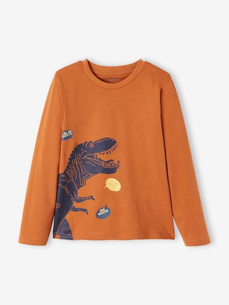 Pyjama dinosaure garçon caramel 2 - vertbaudet enfant 
