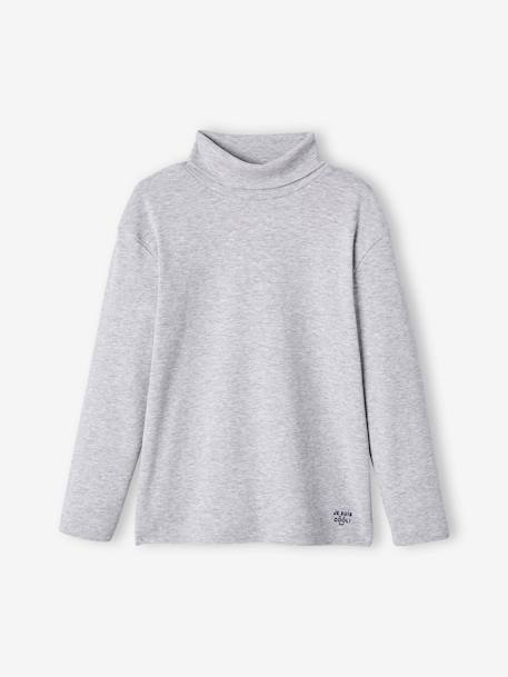 Lot de 3 sous-pulls garçon. kaki+LOT ARDOISE+LOT GRIS CLAIR CHINE 14 - vertbaudet enfant 