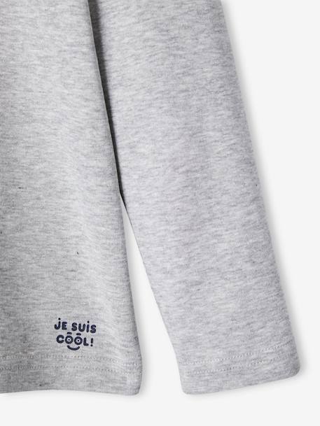 Lot de 3 sous-pulls garçon. kaki+LOT ARDOISE+LOT GRIS CLAIR CHINE 18 - vertbaudet enfant 