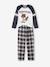 Pyjama castor garçon avec bas en flanelle BLEU FONCE 2 - vertbaudet enfant 