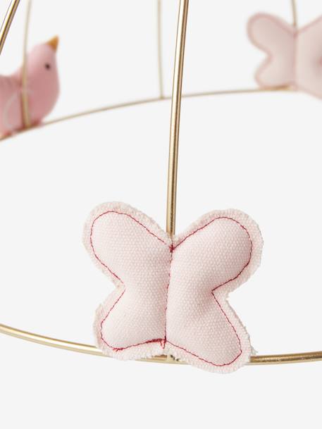 Abat-jour pour suspension Cage dorée PAPILLON doré 5 - vertbaudet enfant 