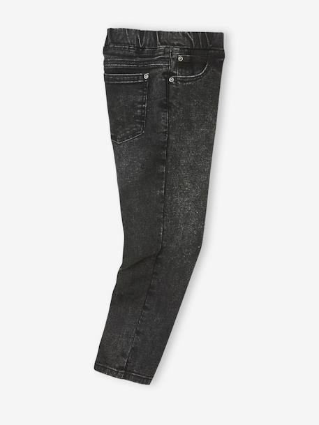 Jean balloon facile à enfiler coupe loose garçon denim black+stone 4 - vertbaudet enfant 