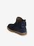 Boots cuir bébé fille élastiqués bleu marine+CAMEL+Taupe métallisé 3 - vertbaudet enfant 