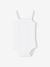 Lot de 5 bodies fines bretelles bébé en interlock BASICS lot blanc 2 - vertbaudet enfant 