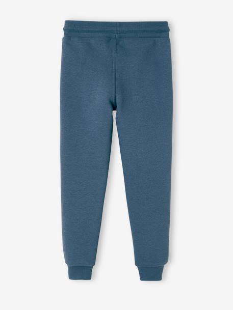 Pantalon jogging en molleton garçon dark bleu ardoise+gris moyen chiné+marine chiné+noir chiné+ocre 3 - vertbaudet enfant 