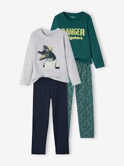 Garçon-Lot de 2 pyjamas "alligators" garçon