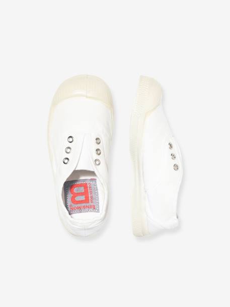 Tennis coton enfant Elly beige+blanc+bleu jean+kaki+marine 5 - vertbaudet enfant 