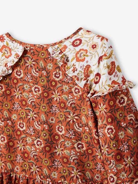 Robe patchwork Gipsy fille chamois imprimé 3 - vertbaudet enfant 