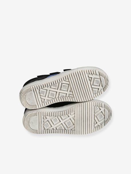 Baskets montantes cuir garçon noir 5 - vertbaudet enfant 