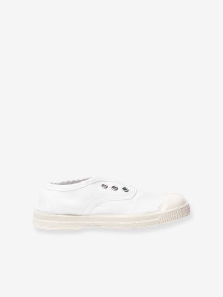 Tennis coton enfant Elly beige+blanc+bleu jean+kaki+marine 4 - vertbaudet enfant 