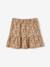 Jupe à volant imprimée fille beige imprimé 2 - vertbaudet enfant 