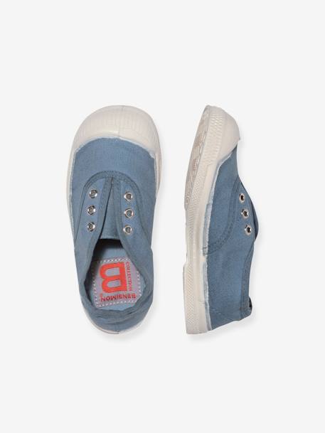 Tennis coton enfant Elly beige+blanc+bleu jean+kaki+marine 9 - vertbaudet enfant 