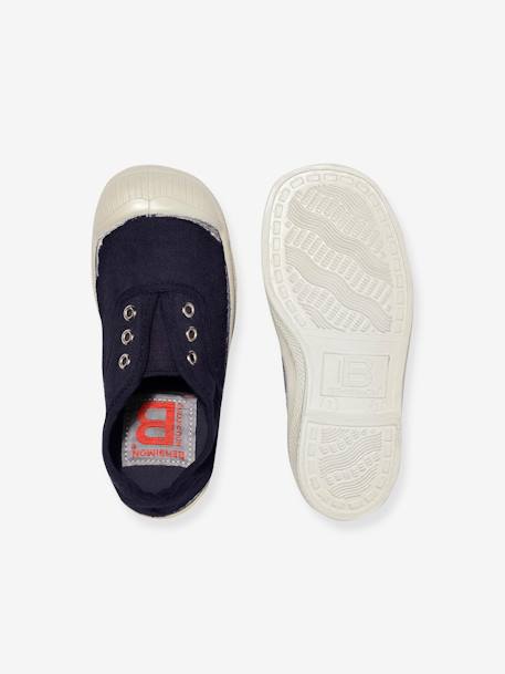 Tennis coton enfant Elly beige+blanc+bleu jean+kaki+marine 18 - vertbaudet enfant 