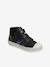 Baskets montantes cuir garçon noir 1 - vertbaudet enfant 