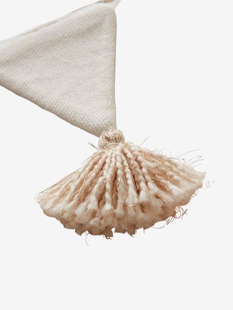 Guirlande fanions tricot BEIGE CLAIR UNI+rose poudré 4 - vertbaudet enfant 