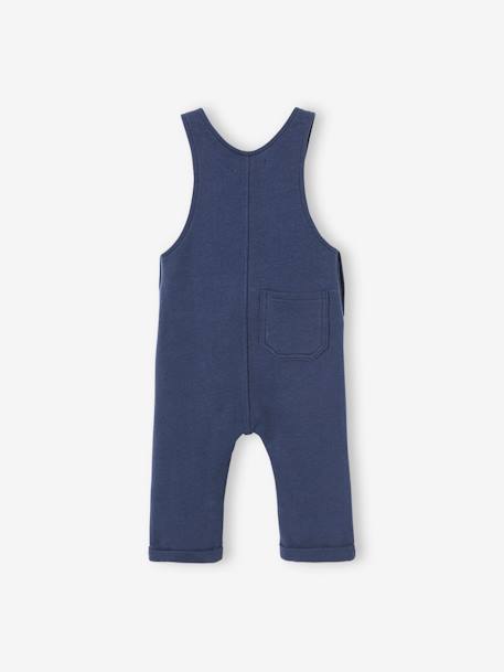 Salopette en molleton bébé marine 3 - vertbaudet enfant 