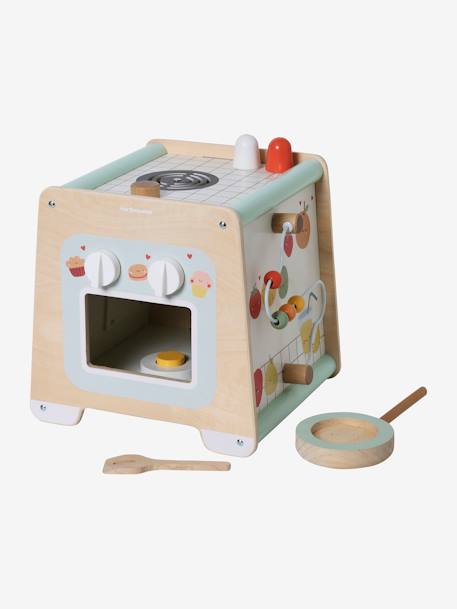 Cube d'activités cuisine en bois FSC® beige 6 - vertbaudet enfant 