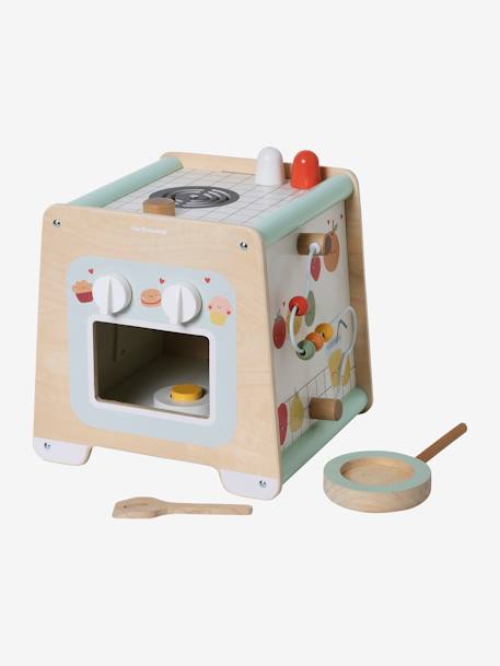 Cube d'activités Cuisinette en bois FSC® beige 6 - vertbaudet enfant 