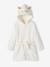 Robe de chambre fille maille peluche chat personnalisable ivoire 2 - vertbaudet enfant 